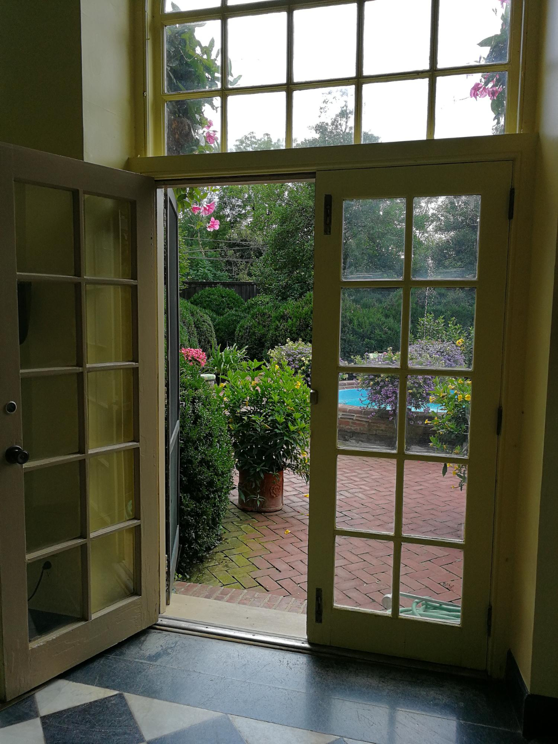 White French doors