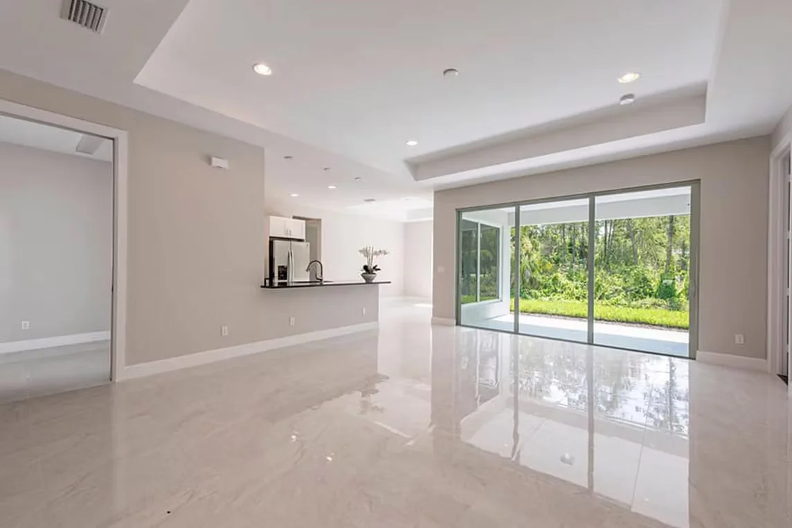 Large sliding glass doors